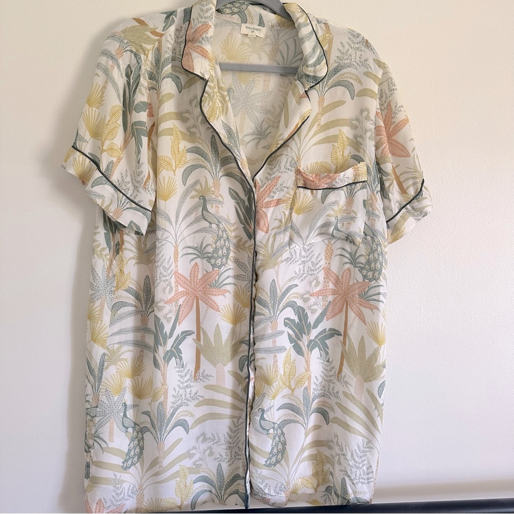Anthro Knock-Off Tropical Nightie